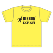 DRY GIBBON JAPAN LOGO Tシャツ イエロー