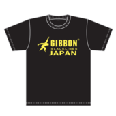 DRY GIBBON JAPAN LOGO Tシャツ ブラック